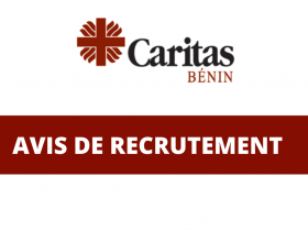 Caritas Bénin recrute Un (01) Coordonnateur National