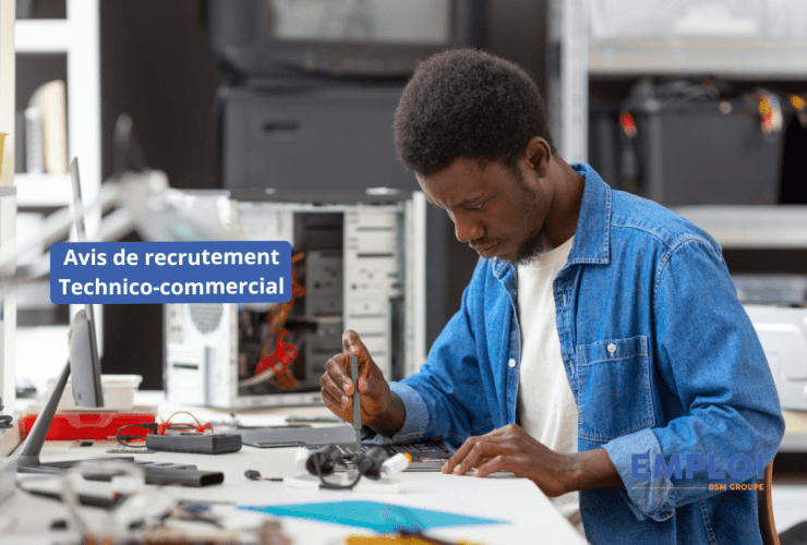 Offre d'emploi - Un (01) Technico-Commercial