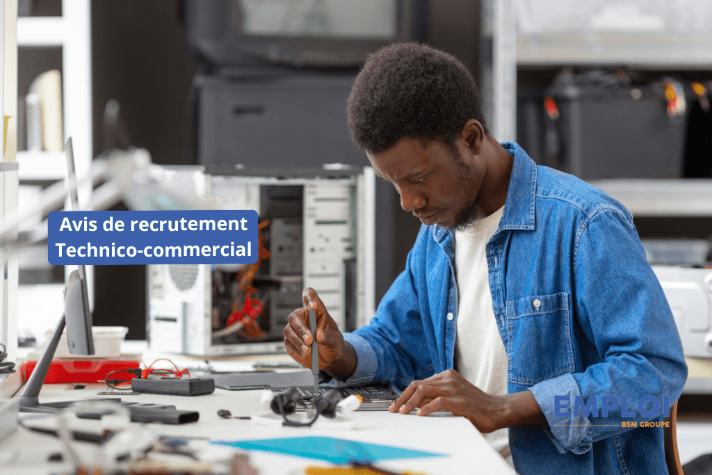 Offre d'emploi - Un (01) Technico-Commercial