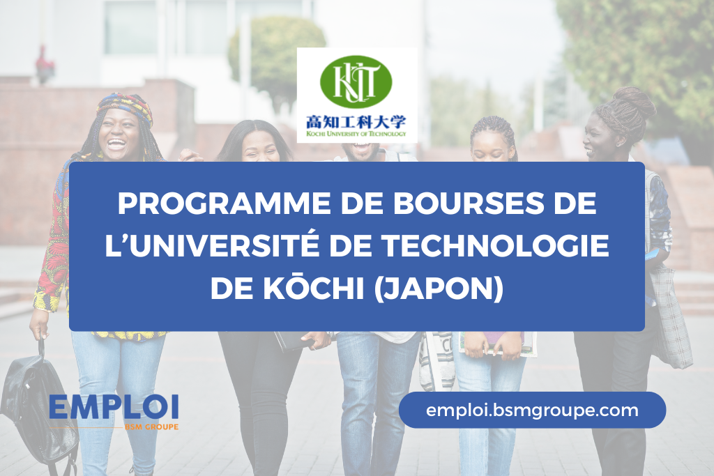 Programme de Bourses Doctorales de l’Université de Technologie de Kōchi – Japon (2026)