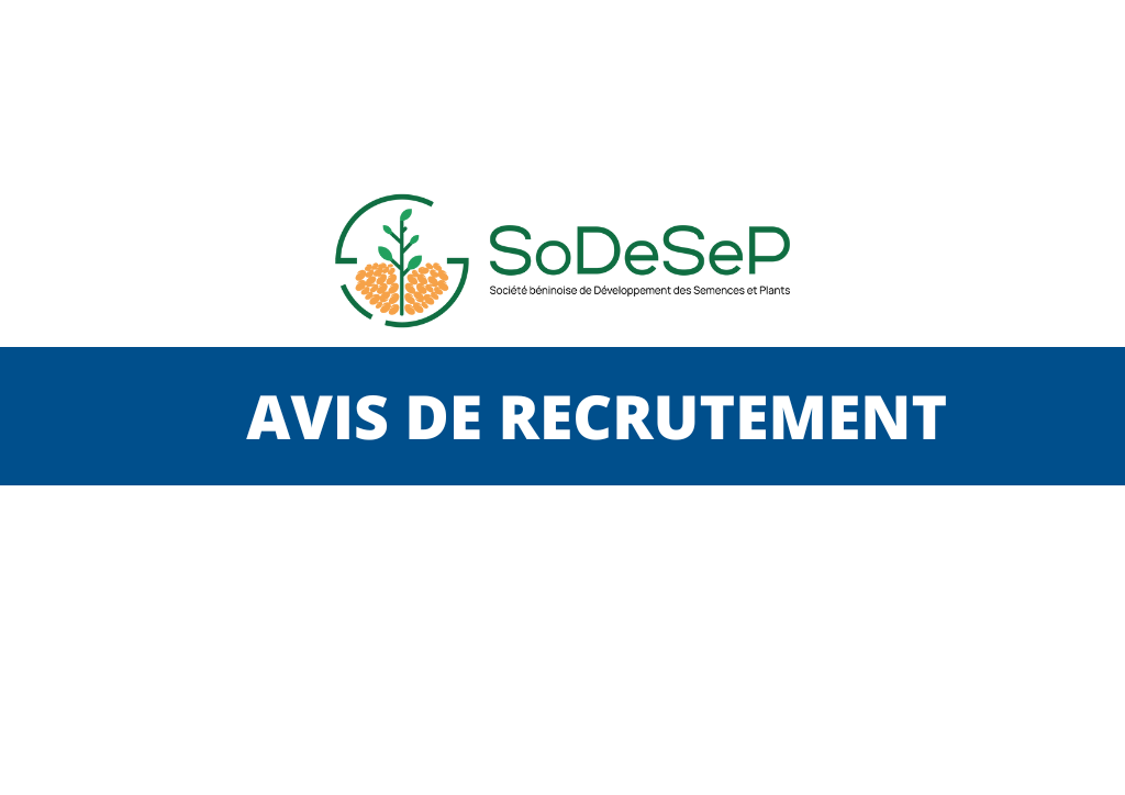 Avis de recrutement SODESEP